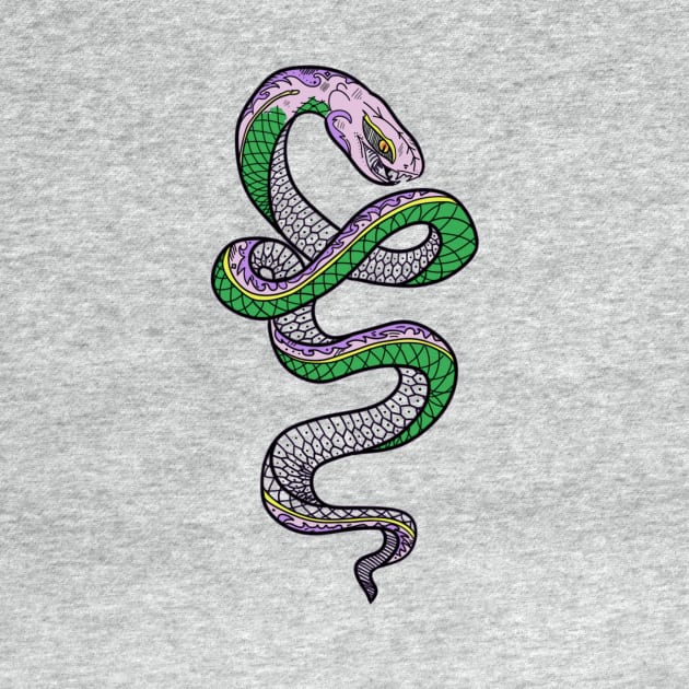 Drawing little snake / art little snake /color by Little_snake